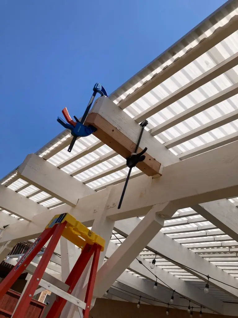 Pergola Wood Repair in Northridge — northridge
