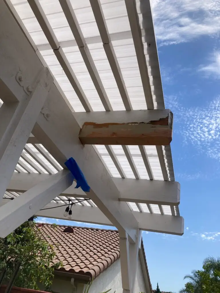 Pergola Wood Repair in Northridge — northridge ca