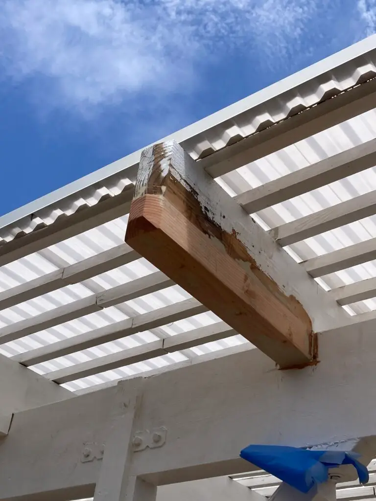 Pergola Wood Repair in Northridge — northridge handyman